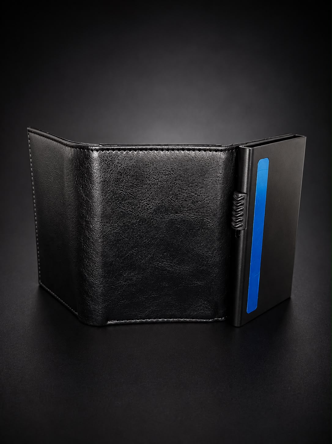 Tarjetero Billetera Clasico Negro