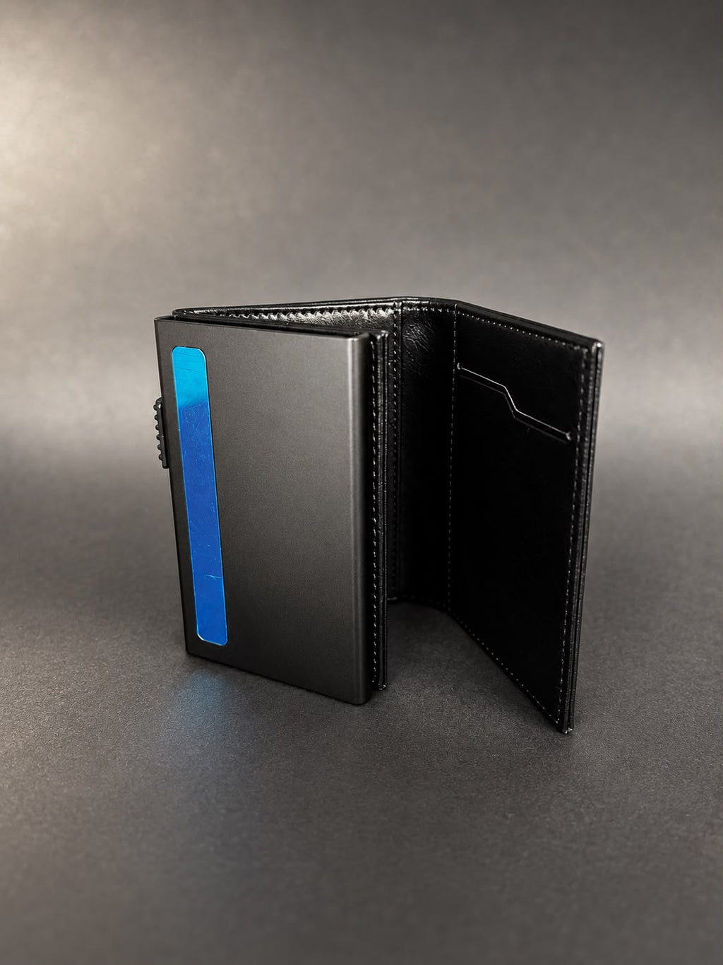 Tarjetero Billetera Clasico Negro